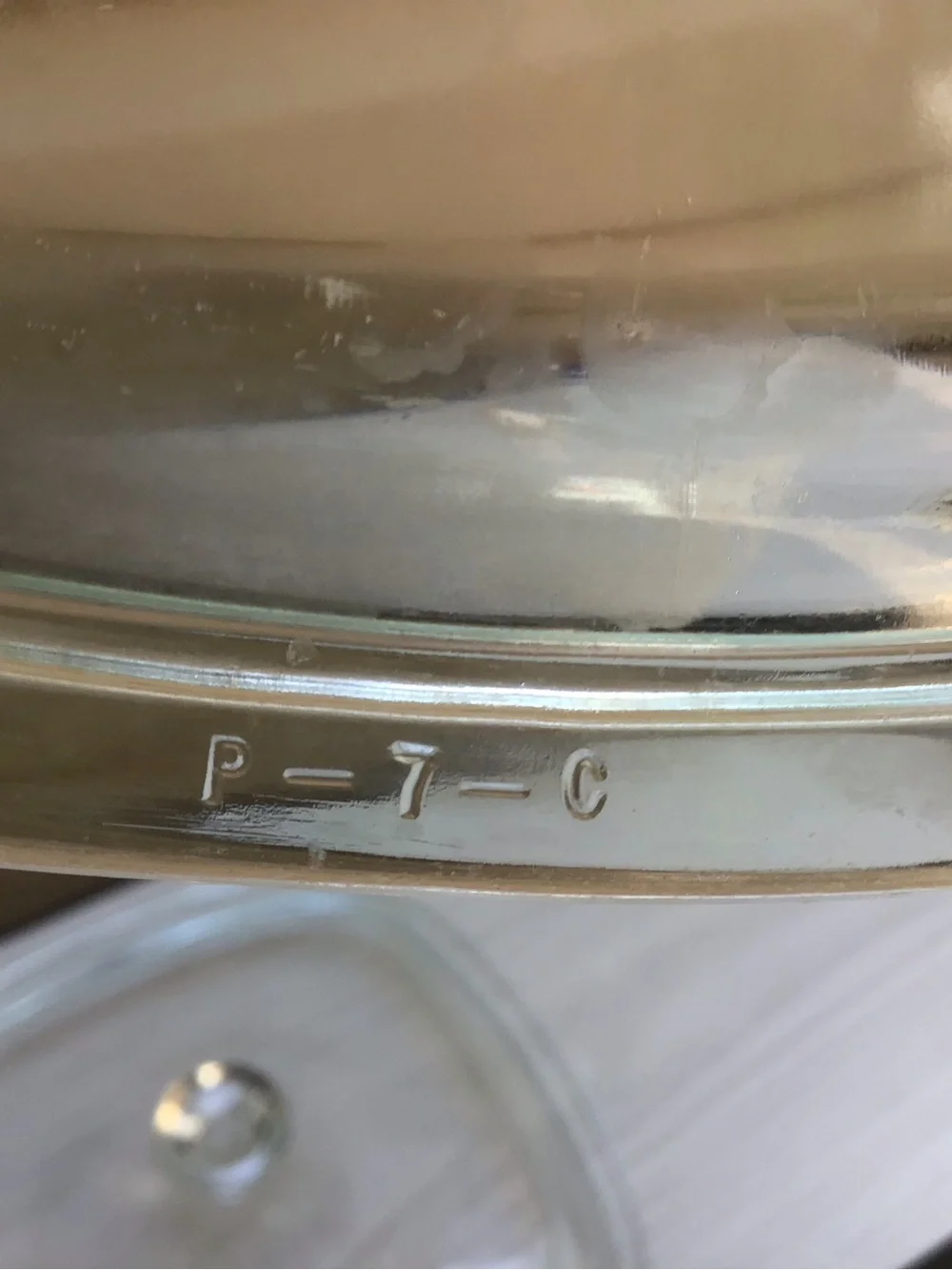 Two Pyrex P-7-C Square Replacement Casserole Lids - Picture 6 of 6